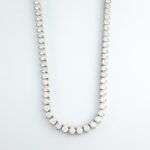 14.48CT DIA 14KW TENNIS NECKLACE