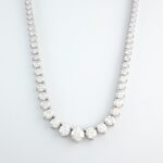 10.21CT DIA 14KW GRADUATED NECKLACE
