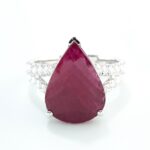 RUBY & DIA 18KW RING