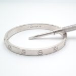 CARTIER LOVE 18KW BRACELET SIZE 16