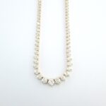 10.07CT DIA 18KY GRADUATED NECKLACE