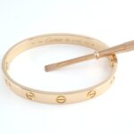 CARTIER LOVE 18KR BRACELET SIZE 16