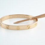 CARTIER LOVE 18KR BRACELET SIZE 16