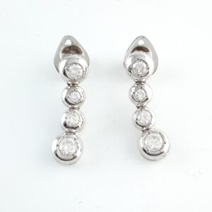 1.60CT DIA 14KW EARRING