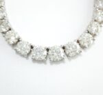 9.96CT DIA 18KW GRADUATED NECKLACE - Image 3