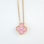 VANCLEEF&ARPELS ALHAMBRA PINK NECKLACE