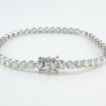 3.76CT DIA 14KW CROWN BRACELET