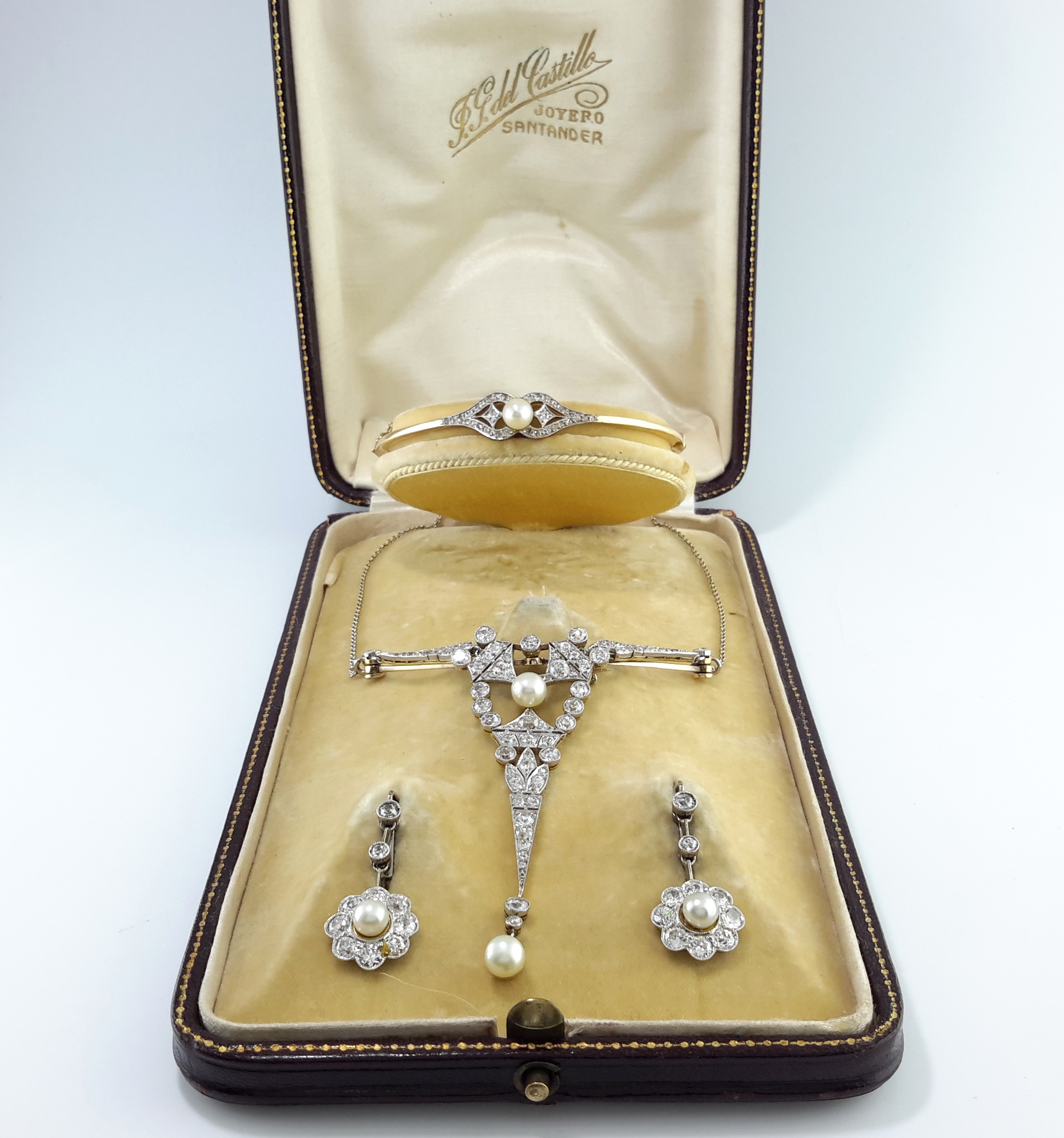 ART DECO NECKLACE ART DECO NECKLACE EARRINGS BRACELET RING - Image 1
