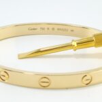 CARTIER LOVE 18KY BRACELET SIZE 18