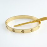 CARTIER LOVE 18KY BRACELET SIZE 16