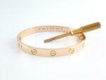CARTIER LOVE 18KR BRACELET SIZE 16