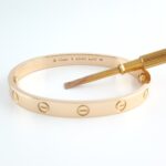 CARTIER LOVE 18KR BRACELET SIZE 16