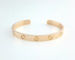 CARTIER LOVE 18KR CUFF BRACELET SIZE 16