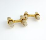 VANCLEEF&ARPELS 18KY CUFFLINKS - Image 2