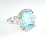 BLUE PARAIBA & DIA 18KW RING - Image 3