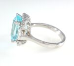 BLUE PARAIBA & DIA 18KW RING - Image 5