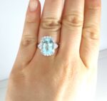 BLUE PARAIBA & DIA 18KW RING - Image 6