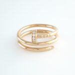 CARTIER JUSTE UN CLOU DIA 18KR RING 53