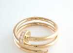 CARTIER JUSTE UN CLOU DIA 18KR RING 53 - Image 4