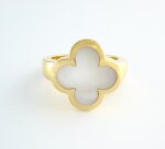 VANCLEEF&ARPELS 18KY RING SIZE 52