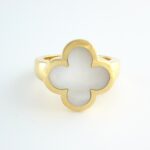 VANCLEEF&ARPELS 18KY RING SIZE 52