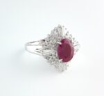 RUBY & DIA PLAT RING - Image 2
