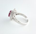 RUBY & DIA PLAT RING - Image 4
