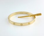 CARTIER LOVE 18KY BRACELET SIZE 18