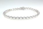 5.53CT DIA 14KW CROWN BRACELET