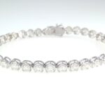 5.53CT DIA 14KW CROWN BRACELET