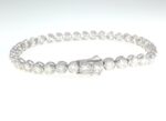 5.53CT DIA 14KW CROWN BRACELET - Image 2