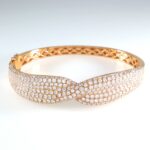 6.49CT DIA 18KR BANGLE