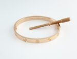 CARTIER LOVE 18KR BRACELET SIZE 16