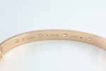 CARTIER LOVE 18KR 10DIA BRACELET SIZE 18 - Image 3