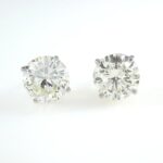 4.94CT DIA 14KW STUD EARRINGS