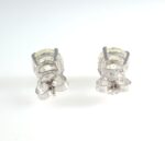 4.41CT DIA 18KW STUD EARRINGS - Image 4