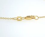 EMERALD & DIA 14KY CHAIN NECKLACE - Image 2