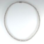 27.87CT DIA 18KW GRADUATED NECKLACE - Image 2