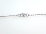 SAPPHIRE & DIA 14KW NECKLACE - Image 3