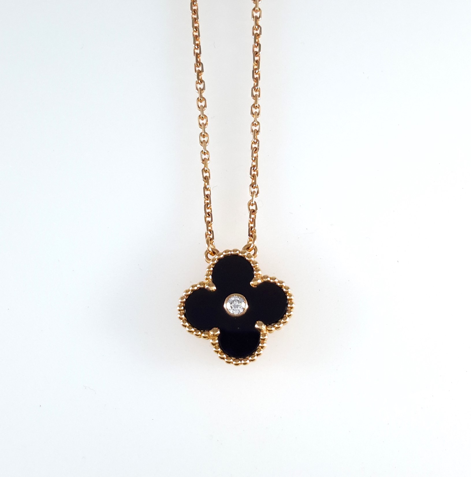 VANCLEEF&ARPELS ALHAMBRA BLACK NECKLACE VANCLEEF&ARPELS ALHAMBRA BLACK NECKLACE - Image 1