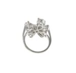 DIA FLOWER PLAT RING - Image 3