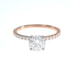 DIA 14KR SOLITAIRE RING