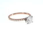 DIA 14KR SOLITAIRE RING - Image 3