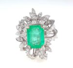 EMERALD & DIA RING