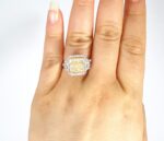 FACNY YELLOW DIA 18KW RING - Image 6