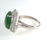 JADE & DIA PLAT RING - Image 4