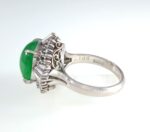 JADE & DIA PLAT RING - Image 4