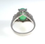 JADE & DIA PLAT RING - Image 3