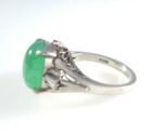 JADE & DIA PLAT RING - Image 4