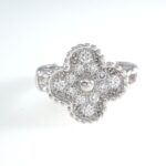 VANCLEEF&ARPELS 18KW DIA ALHAMBRA RING